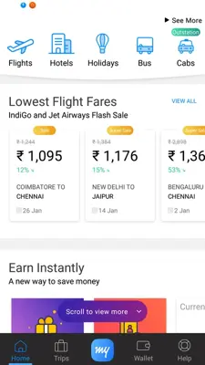 MakeMyTrip android App screenshot 8